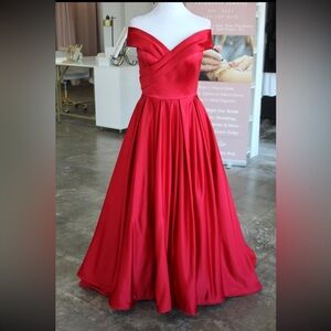 Elegant  Red Gown